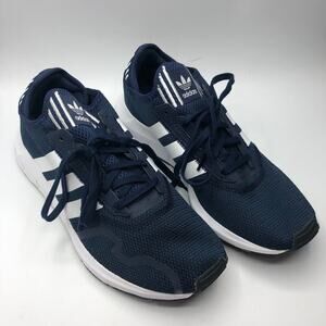 Adidas Swift Run X Sneakers Lace Up Shoes Navy Blue / White Size US 11